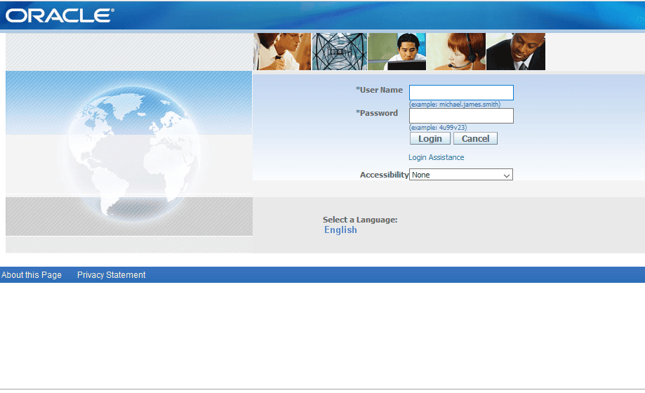Oracle-Login
